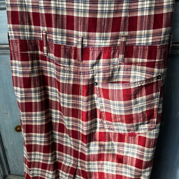 McQ Alexander McQueen  Flannel Plaid body con dress size 40 - Picture 14 of 14